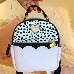 Betsey Johnson N.Y. mini backpack
